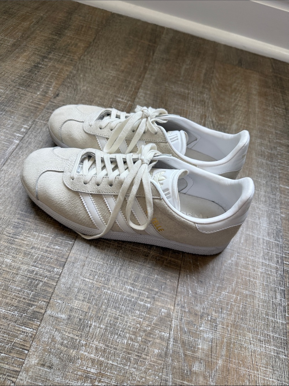 adidas Gazelle Cream Suede Low-Top Sneakers | Women's 7.5